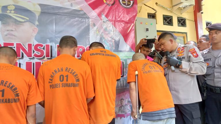 Polisi Ringkus Perampok Uang Ratusan Juta, Ditangkap di Beberapa Lokasi di Luar Sukabumi