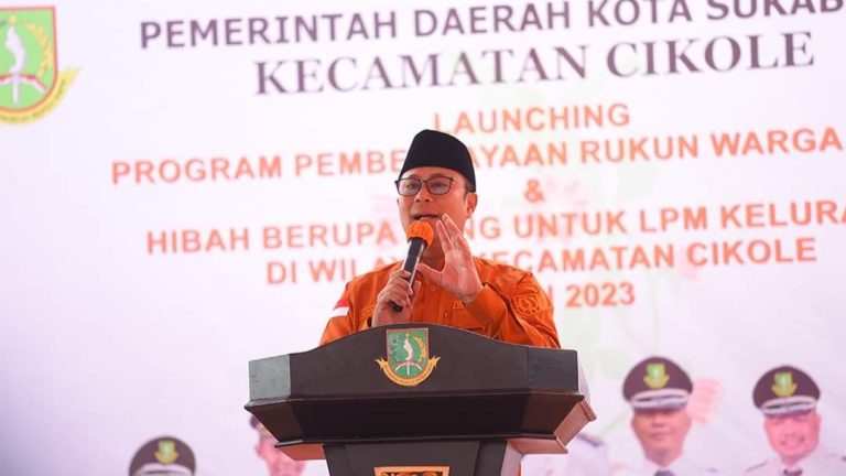 Pemkot Sukabumi Luncurkan P2RW di Kecamatan Cikole, Optimalkan Pembangunan Berbasis Wilayah